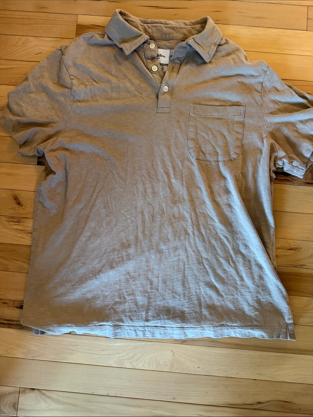 Goodfellow & Co Men's Short-Sleeve Polo in Taupe